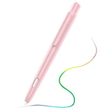 MoKo Protective Case Compatible with Apple Pencil Pro, Apple Pencil 2nd Generation, Retractable Protective Case for Apple Pencil with Clip, Apple Pencil PC Cover, Double-Tap Stand, Light Pink
