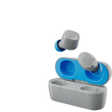 Jib True XT 2 Wireless Earbuds, Noise Isolating Bluetooth Headphones with Charging Case, Light Gray Blue