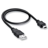 Replacement Usb A To Mini-B 5 Pin Cable Cord Lead Wire- Works With External Hard Drives, Mp3 Players, Cellphones, Digital Cameras- 1 Ft Length