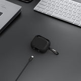 Geekria Silicone Case Cover Compatible with Soundcore by Anker P30i True Wireless Earbuds, Protective Earphones Skin Cover with Keychain Hook, Charging Port Accessible, Front LED Visible