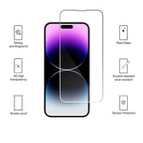 Iphone 14 14 Pro 6.1 Inch Tempered Glass Screen Protector 3 Pack Case Friendly