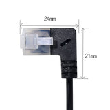 Cat6 Ethernet Cable,90 Degree Right Angled RJ45 UTP Network Extension Cable Patch Cord Cat6a LAN Cable for Laptop Router TV Box 1.0M