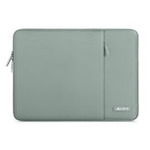 MOSISO Laptop Case 13.3 inch, 13-13.3 inch Laptop Sleeve Compatible with MacBook Air/Pro 13 / Pro 14, HP Dell ASUS Lenovo Notebook, Polyester Vertical Computer Sleeve Bag with Pocket, Antique Green