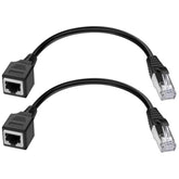 Ethernet Extension Cable 2Pack Ethernet Lan Male To Female Network Cable 10Gbp