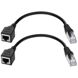 Ethernet Extension Cable 2Pack Ethernet Lan Male To Female Network Cable 10Gbp