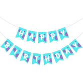 Monster Birthday Party Decoration Cartoon Happy Birthday Pre-Strung Banner For Kids Boys Monster Themed Event Party Supplies(Classic Style)
