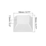 1U Blank Keycaps, 10 Pack Universal Pbt Keyboard Replacement Accessories For M