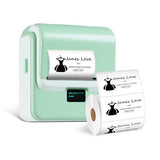 Label Maker With Tape, T003 Thermal Label Maker, 3.15 Inch Bluetooth Label Printer Compatible With Phone & Pc, Sticker Printer Barcode Thermal Maker For Small Business, Home, School
