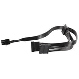 6 Pin Male To 3X 15 Pin Sata Female Hard Drive Power Adapter Cable For Seasoni