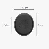 kwmobile Ear Pads Compatible with Jabra Evolve2 55 Earpads - 2X Replacement for Headphones - Black