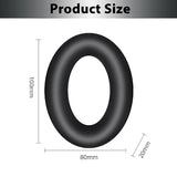 Silicone Ear Pads Cover Protector For Sony Wh-Ch720N Headphone Cushions,Sweat-Proof And Washable Ear Cushions Cover For Sony Wh-Ch720N/710N/700N Headphone(Black)