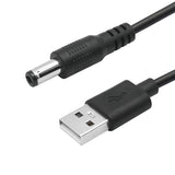 USB to DC Boost Converter Cable, USB 5V to DC 9V Boost Connector Cable, with 8 DC Connectors (6.0 x 4.0, 6.3 x 3.0, 5.5 x 2.5, 5.5 x 2.1, 5.5 x 1.7,