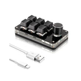 Usb Mini 6Key Keypad Mechanical Programmable Gaming Keyboard Portable One Hand