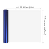 Matte Metal Blue Wrapping Paper, Solid Color Paper,Gift Wrapping Paper,Perfect For Wedding, Valentine'S Day,Birthday, Christmas,Baby Shower,Diy Bouquet (17.5 Inches X 32.8 Feet)