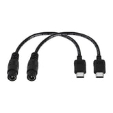 5V Dc 5.5 2.1Mm Female To Usb Type C Adapter Cable Connector Power Extension C