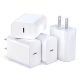 Usb C Block, For Iphone Charger Block, 20W Power Wall Type C Adapter, Fast Type C Charging Plug For Iphone 16, 16 Plus,15, 15 Pro Max,14,13,12,11, X, Galaxy S25, S24, S23, S22, S21 (4Pack)