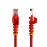 Cat5E Patch Cable With Snagless Rj45 Connectors - 10 Ft - Red (45Patch10Rd)