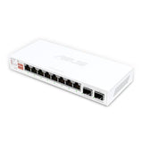 Qg-U1080, 5-Port 2.5G And 2-Port 10G Sfp+ Unmanaged Switch, Support 4 Intelligent Modes, Home Network Hub, Office Ethernet Splitter, Plug And Play, Easy Setup, Desktop, Silent Operation