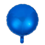 20pcs 18" Blue Round Foil Balloons for Birthday & Party Decorations