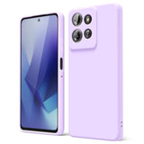 Motorola Moto G Power 2025/ G Power 2026 Case Liquid Silicone, Soft Rubber Gel Skin for Women Men, Purple Lavender Lilac Color, Thin Slim Grip, Matte Finish