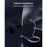 Usb Extension Cable 3.3Ft, Usb 3.0 Type A Male To Female Extender Cables High-Speed Data Transfer 5Gbps Compatible With Gamepad, Printer, Webcam, Usb Keyboard, Flash Drive, Hard Drive