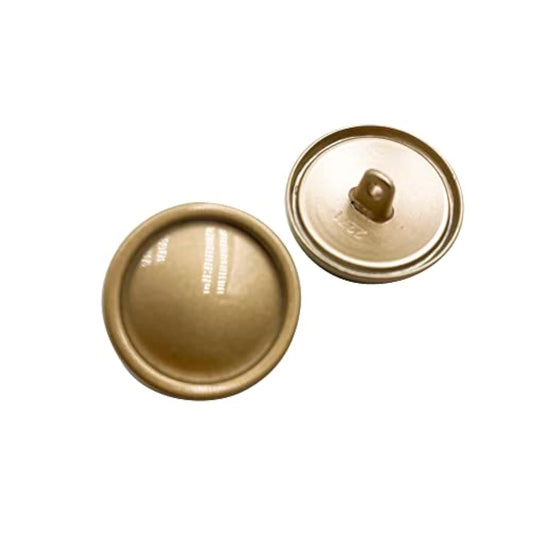 12Pcs Gold Antique Blazer Button Set,Retro Round Shank Button For Men