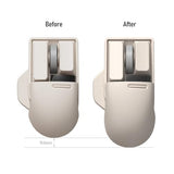 Pbt Touch Mouse Replacement Back Cover - Expandable Shell Attachment To Enlarge Mouse Size For Large Hands (Tofu)