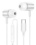 for Google Pixel 10 Headphones Wired with Mic, HiFi Stereo USBC Ear Buds Headphones Compatible with Google Pixel 10a/10 Pro XL/9/9a/9 Pro