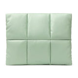 Puffy Laptop Sleeve 13 Inch 14 Inch, Quilted Puffer Laptop Carrying Case, Pillow Case Compatible For Macbook Air M3 2024 M2 M1, Macbook Pro M4 Pro/Max, 13 In 14 In Cover, Sage