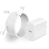 30W Usb C Charger Fast Charging Fit For Ipad Pro 13/12.9/11 Inch, Ipad Air 13/11 Inch 5/4Th Generation, Ipad 10Th Tablet Type C Pd Adapter Block With 6.6Ft C To C Iphone 16 15 Power Cable Replacement