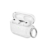 Clear Glitter Airpods Pro 3 Case with Sparkle Bling Design