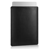 Moko Laptop Sleeve Compatible with New MacBook Pro 14 Inch M3/M2/M1 2023/2022/2021, Slim Stylish Laptop Bag Made of PU Leather, Fliz Sleeve Case, Carry Bag for 14 Inch MacBook, Black