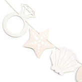 "Last Toast On The Coast" Banner Seashell Coastal Beach Tropical Bride Decor