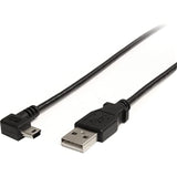 StarTech.com Mini USB Cable - A to Right Angle Mini B - 6 Feet (USB2HABM6RA)