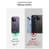 Neon Series For Iphone 14 Pro Case, Dual Layer Light Weight Slim Shockproof Protective Drop Protection Phone Case 2022 New Cover For Iphone 14 Pro (6.1 Inch), Military Green