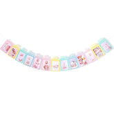 Rainbow Girls 1St Birthday Decorations - Colorful 1 To 12 Months Photo Banner,Newborn Monthly Milestone Photos,Baby Girl First Year Rainbow Themed Photo Banner,Newborn Sweet One Birthday Banner