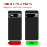 2 Set Back Rear Camera Lens Glass Replacement For Google Pixel 8 Pro With Pre-Installed Adhesive And Reparing Toolkit