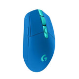 305 Lightspeed Wireless Gaming Mouse, Hero 12K Sensor, 12,000 Dpi, Lightweight, 6 Programmable Buttons, 250H Battery Life, On-Board Memory, Pc/Mac - Blue
