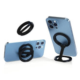 Dual Magnetic Phone Holder for Car/Gym, Strong Mount for MagSafe iPhone 12-15