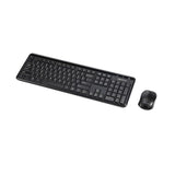 2.4Ghz Wireless Keyboard And Mouse Combo, Quiet And Compact Us Layout, Unifying Usb Receiver, Black