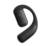 Single Bluetooth Phone Earpiece Earbud One Ear Piece Open Ear Bud Air Bone Conduction Earbud Earless Out Of Ear Headphones Bluetooth Wireless Headsets With Microphone Earhook For Work