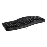 Easytouch 150 Ergonomic Wired Mechanical Keyboard With Cherry Mx Brown Switches, Integrated Palm Rest, Dedicated Copilot Ai Hotkey, Full-Sized Layout With Numeric Pad For Comfortable Typing