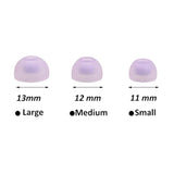 6 Pairs Replacement Earbuds Tips Silicone Eartips Set For Samsung Galaxy Buds 2 Headphones Wireless Fit In Case Ear Tips (Lavender)