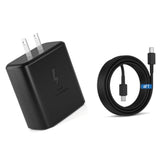 Galaxy S25 S24 Ultra 45W Super Fast Charger For Samsung Galaxy S25 Ultra/S25+ Plus/S24 Ultra/S24+ Plus/S23 Ultra/S23/S22/S21/S20, Note 20/10 5G 6.6Ft Charging Cable Cord