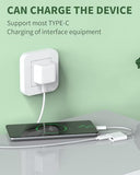 Dual USB-C Jack Dongle for iPhone 15 Pro Max Plus DAC Type C Charger Headphone Adapter Audio Splitter Cable Compatible for Galaxy S23 Ultra