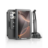 Waterproof Shower Phone Holder, Retractable Rotatable Suction Cup Stand for 4-7"