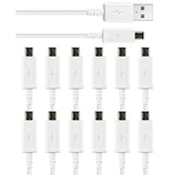 [12-Pack Micro Usb Cable Multi Pack Bulk Lot - 1 M/3.3 Ft Charging Data Sync Fast Micro Usb To Usb A Cord For Samsung Galaxy S7 S6 Edge J7 S5,Note 5 4,Lg 4 K40 K20,Kindle,Ps4,Xbox,Tablet