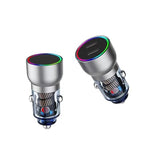 Usbc Car Charger,Wordim 60W Car Charger For Iphone,Fast Car Charger W/Led Rgb, Pd/Pps Compatible With Iphone 15 14 13 12 Pro Max/Plus/Ipad Pro, Samsung Galaxy S23 Ultra/S22/S21, Google Pixel,Oneplus