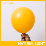 127pcs Mustard Yellow & Orange Balloon Arch Kit – Fall Decor for Parties, Birthdays and Event