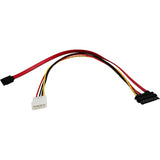 15-Inch Sata Serial Ata Data And Power Combo Cable(Sata22Pin To Data+Power)